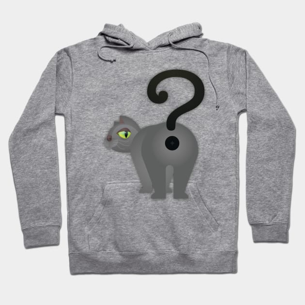 Curious Kitty Cat Hoodie by DanielLiamGill